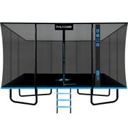 Trampoliny - Trampolina ogrodowa do skakania THUNDER OUTSIDE PHENOM 10FT*14FT BLUE - miniaturka - grafika 1