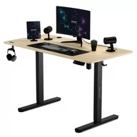 Biurka gamingowe - Biurko SENSE7 elektryczne Nojo 120x60 Black Pine - miniaturka - grafika 1