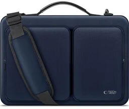 Tech-Protect Torba na laptopa 13-14" na ramię, Defender Bag, granatowa - Torby na laptopy - miniaturka - grafika 1