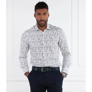 Tommy Hilfiger Koszula | Slim Fit | z dodatkiem lnu - Koszule męskie - miniaturka - grafika 1