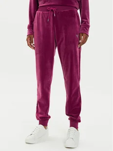 Guess Spodnie dresowe V3BB27 KBXI2 Różowy Regular Fit - Dresy damskie - miniaturka - grafika 1