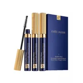 Palety i zestawy do makijażu - Estée Lauder Double Wear Zero Smudge Lengthening Mascara Trio Set Zestaw Tuszy do Rzęs 3x6 ml - miniaturka - grafika 1