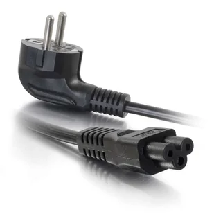 C2G 80607 kabel zasilające Czarny 2 m CEE7/7 C5 panel 80607 - Kable komputerowe i do monitorów - miniaturka - grafika 1