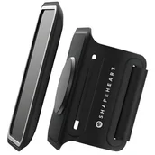 Pozostały sprzęt i akcesoria do ćwiczeń - Shapeheart Magnetyczna sportowa opaska na ramię z uniwersalnym, zdejmowanym etui na telefony komórkowe XL do 16,8 cm, czarna 3615740239657 - miniaturka - grafika 1