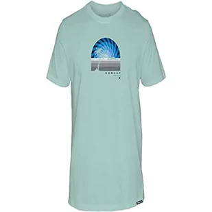 Hurley Evd WSH Swirlset Tee Ss T-Shirt męski, Niebiesko-zielony, barwiony, XL - Koszulki męskie - miniaturka - grafika 1