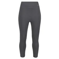Spodnie sportowe damskie - Damskie legginsy Regatta Highton Pro 3/4 Rozmiar: S / Kolor: szary - miniaturka - grafika 1