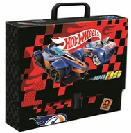 Teczki i skoroszyty - Teczka Z Rączką A4 Hot Wheels Xl Majewski - miniaturka - grafika 1