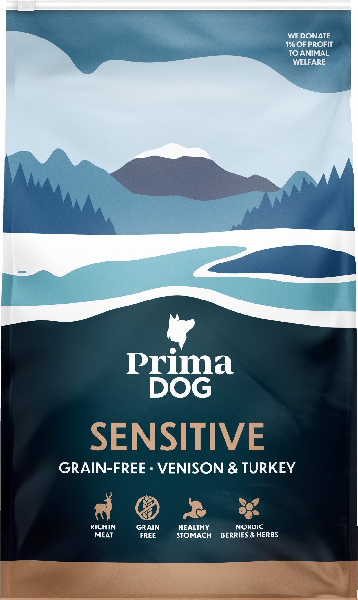 PRIMADOG VENISON-TURKEY ADULT DOGS 3 KG