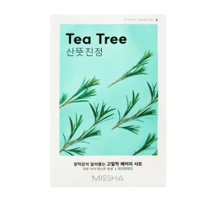 Missha Airy Fit Sheet Mask kojąca maska w płachcie Tea Tree 19 ml - Maseczki do twarzy Missha Airy Fit Sheet Mask kojąca maska w płachcie Tea Tree 19 ml - Maseczki do twarzy - miniaturka - grafika 1