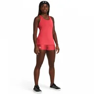 Spodnie sportowe damskie - Damskie legginsy krótkie treningowe Under Armour UA HG Authentics Shorty - czerwone - UNDER ARMOUR - miniaturka - grafika 1
