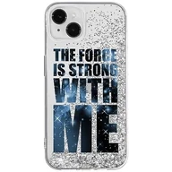 Etui i futerały do telefonów - ERT GROUP etui na telefon Apple Iphone 14 PLUS, case oryginalny i oficjalnie licencjonowany przez Star Wars, wzór Star Wars 015, optymalnie dopasowane, z efektem płynnego brokatu - miniaturka - grafika 1