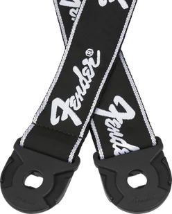 Fender Quick Grip Locking End Strap Black with White Running Logo 2&quot; - Inne akcesoria gitarowe - miniaturka - grafika 3