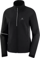 Kurtki damskie - Damska kurtka Salomon  Agile Softshell Jacket Black XS - miniaturka - grafika 1