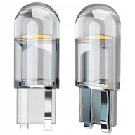 Żarówki samochodowe - ŻARÓWKA LED W5W KRYSTALICZNA LEDOWA T10 SPHERE COB 360' WHITE 2szt kpl - miniaturka - grafika 1