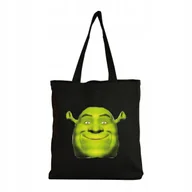 Torby i wózki na zakupy - Eko Torba Bawełniana na ramię Zakupy Shopper Torebka Shrek Twarz Mem - miniaturka - grafika 1