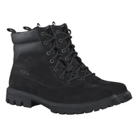 Botki męskie - Trzewiki męskie s.Oliver 5-15213-27 001 BLACK 41 - miniaturka - grafika 1