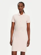 Sukienki - Lacoste Sukienka codzienna EF5473 Różowy Slim Fit - miniaturka - grafika 1