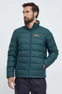 Kurtki i kamizelki sportowe męskie - Jack Wolfskin kurtka sportowa puchowa Ather kolor zielony - miniaturka - grafika 1