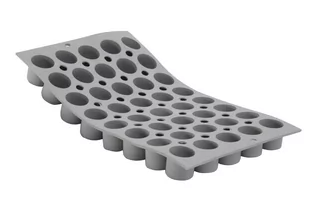 de Buyer Silikonowa mata do ciastek - cylindrów 300 x 176 mm | Elastomoule D-1873-01 - Akcesoria gastronomiczne - miniaturka - grafika 1