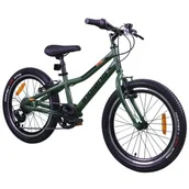 Rowery - Rower dziecięcy INDIANA Figo 20 cali dla chłopca Oliwkowy - miniaturka - grafika 1