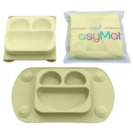 Miseczki i talerzyki dla dzieci - EASYTOTS EASYTOTS - Easytots  -  Easymat Mini 2in1 Olive Silikonowy Talerzyk z Podkładką  -  Lunchbox - miniaturka - grafika 1