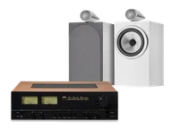 Zestawy stereo - NAD C 3050 (orzech) + 705 S3 (biały) - miniaturka - grafika 1
