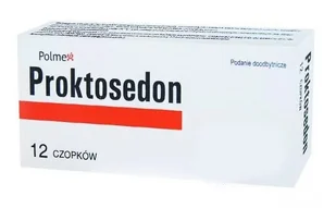 Polmex Proktosedon proctosone x 12 czopków - Serce i układ krążenia - miniaturka - grafika 1