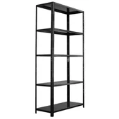 Regały - Regał metalowy 70 kg 185 x 90 x 40 cm 5P Spaceo - miniaturka - grafika 1