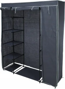 Medžiaginė spinta Storage Solutions, 141x45x167 cm, pilka - Szafy - miniaturka - grafika 1