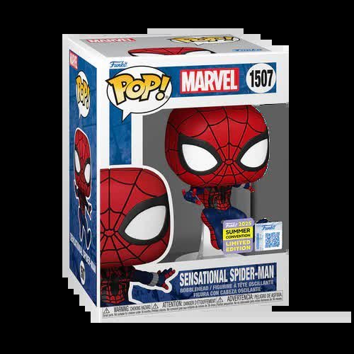 Funko POP!, Superbohaterowie, Marvel, figurka kolekcjonerska,Sensational Spider-Man