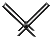 Kominki elektryczne - LIVARNO home Regał na drewno opałowe, ze stali malowanej proszkowo (Do układania) - miniaturka - grafika 1