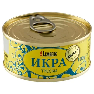 Kawior z dorsza Lemberg 100 g - Woda - miniaturka - grafika 1