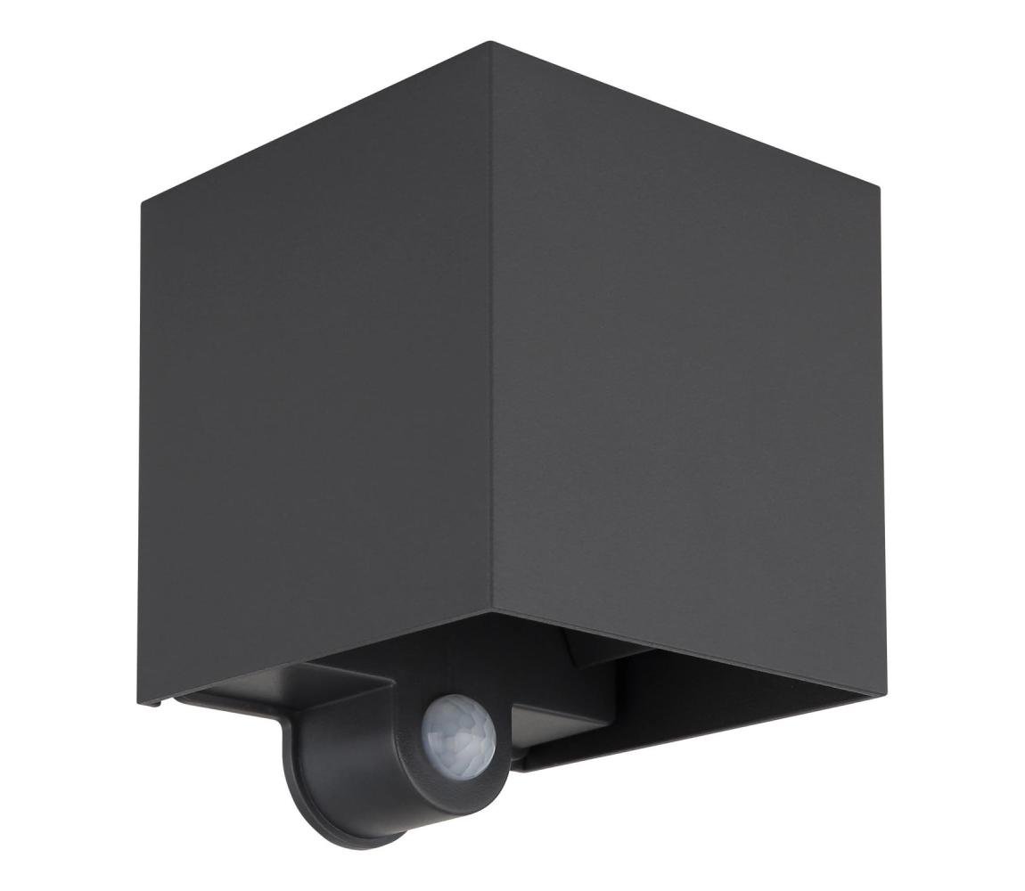 Globo 34168S - LED kinkiet zewnętrzny z czujnikiem VERONIKA 2xLED/3W/230V IP54