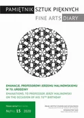 Czasopisma - Agnieszka Kluczewska-Wójcik,Jan W. Sienkiewicz Pamiętnik Sztuk Pięknych. Emanacje. Profesorowi Jerzemu Malinowskiemu w 70. urodziny - miniaturka - grafika 1