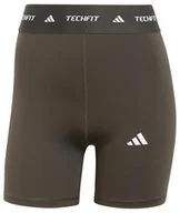 Legginsy - adidas Damskie krótkie legginsy Techfit, XL 7,6 cm - miniaturka - grafika 1