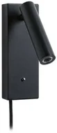 Lampy ścienne - Paulmann - Hulda LED Lampa Ścienna USB C 3-step Dim. Matt Czarna Paulmann - miniaturka - grafika 1