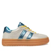 Buty dla dziewczynek - Sneakersy Primigi 7926055 M Srebrny - miniaturka - grafika 1