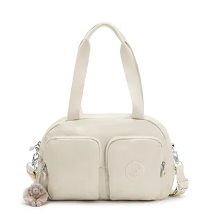 Kipling Damska torba na ramię Cool Defea Medium (z odpinanym paskiem na ramię), jeden rozmiar, BEŻOWY, Rozmiar Uniwersalny - Torebki damskie - miniaturka - grafika 1