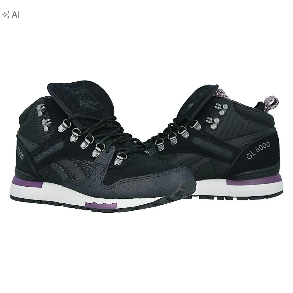 REEBOK GL 6000 CZARNE DAMSKIE PÓŁBUTY SPORTOWE SNEAKERSY 37 1CXA