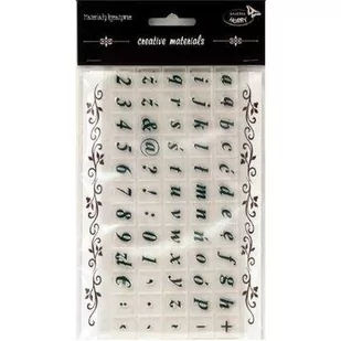 Stemple do cardmakingu - polski alfabet - Scrapbooking - miniaturka - grafika 1