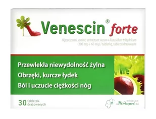 Herbapol Venescin Forte 30 szt. - Serce i układ krążenia - miniaturka - grafika 1