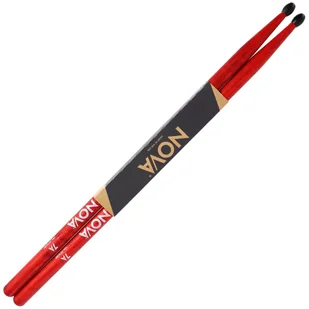 Vic Firth Nova 7A Nylon Red Czerwone pałki perkusyjne - Akcesoria do perkusji - miniaturka - grafika 1