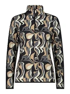 Koszulki sportowe damskie - CMP Koszulka funkcyjna w kolorze czarno-beżowym - miniaturka - grafika 1