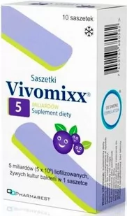 Vivomixx 5 mld o smaku borówkowym 10 saszetek - Układ pokarmowy - miniaturka - grafika 1