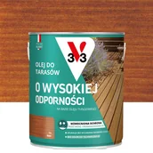 Farby i impregnaty do drewna - Olej do tarasów Tek mat 2.5 l V33 - miniaturka - grafika 1
