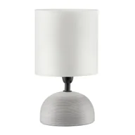 Lampy stojące - Lampka stojąca Ilumi 14 x 14 x 23 cm szara DOMOTTI - miniaturka - grafika 1