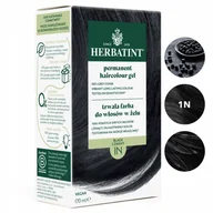 Farby do włosów i szampony koloryzujące - Farba do włosów Herbatint trwała pokrywa siwe włosy 1N Czarny Black 170ml - miniaturka - grafika 1