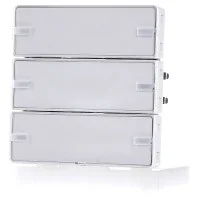 Hager Polo KNX e/s Q.x Przycisk 3-kr z polem opisowym diodami LED RGB i czujnikiem temperatury biały 80143329 80143329 - Gniazdka elektryczne - miniaturka - grafika 1