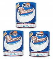 Ręczniki - Ręcznik papierowy Foxy Tornado 3-warstwowy (1 rolka) x 3 sztuki - miniaturka - grafika 1