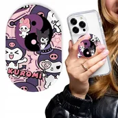 Uchwyty samochodowe do telefonów - UCHWYT MAGSAFE Magnetyczny Na Etui Do Telefonu KUROMI Hello Kitty Top Wzory - miniaturka - grafika 1